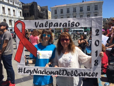 Fundacion GIST Chile participa en VALPARAISO: Marcha familiar apoyando la Ley Nacional del Cáncer