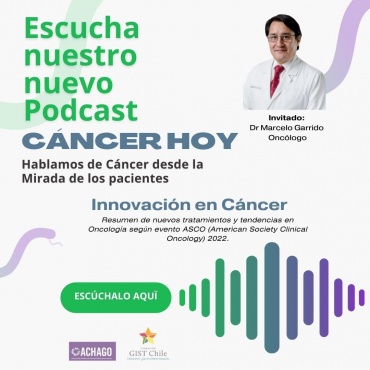 Los invitamos a escuchar el podcast Cáncer Hoy