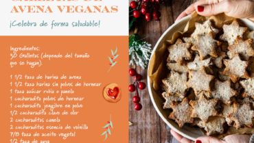 Nueva Receta: ¡Disfruta unas galletas de Avena Veganas!