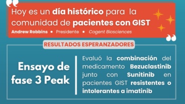 ¡Hoy celebramos desde Alianza GIST este gran avance en el tratamiento de nuestros pacientes!